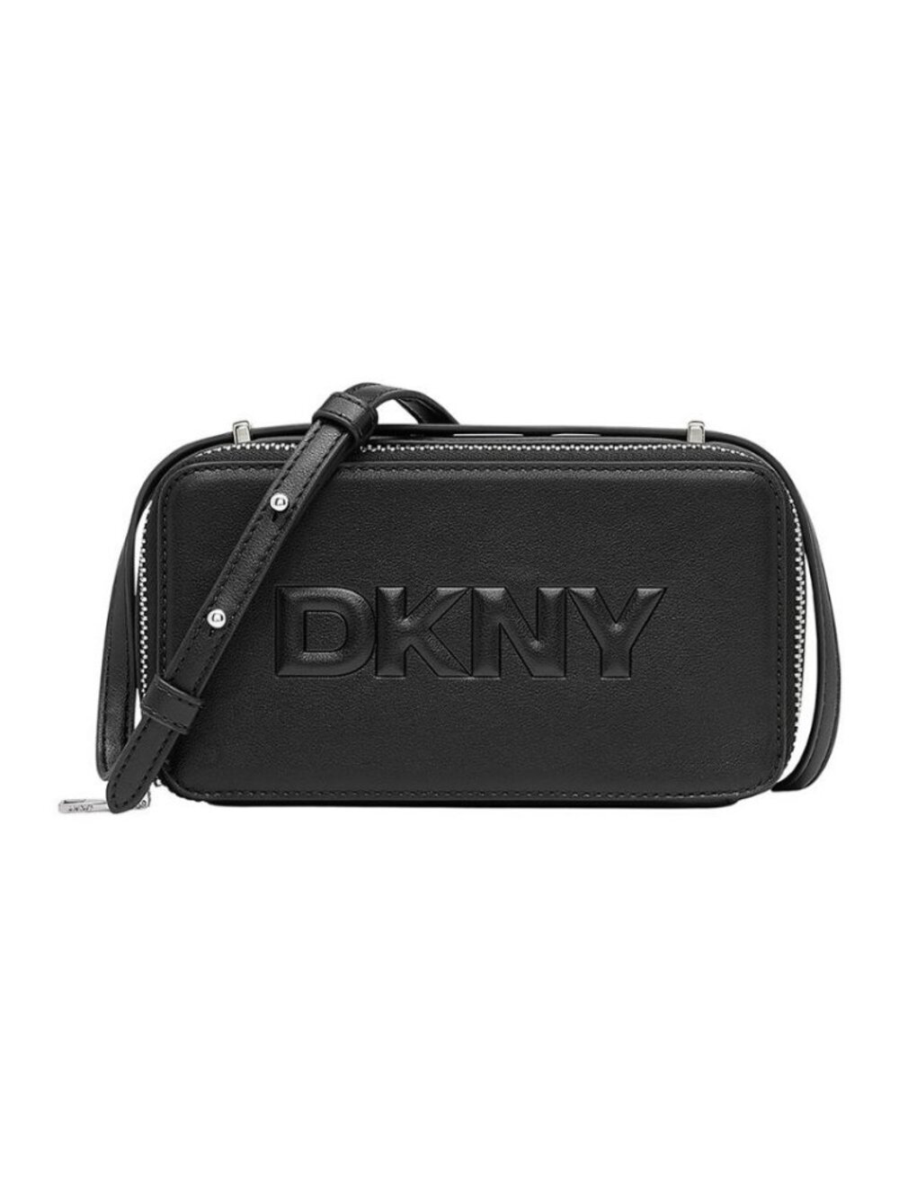 DKNY Carter Mini Logo Camera Crossbody Bag in Black (MSRP $148)